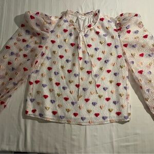 THML Multicolor Heart Blouse
